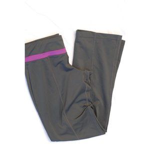 Nike Dri-Fit Women's‎ Athletic Wide Leg Grey Purple XS Yoga Pants
